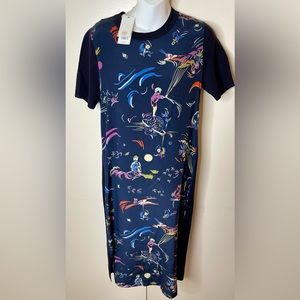 NWT/ Tory Burch
Women’s Greer
Dress Navy
Blue Wool
Paneled Silk
Stylish Dress S.
